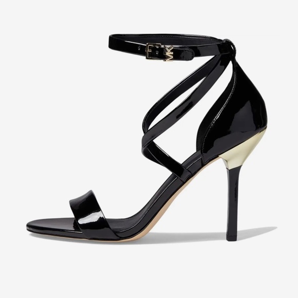 NEW💕MICHAEL KORS Astrid Sandal in Black Size 9 - Picture 4 of 13